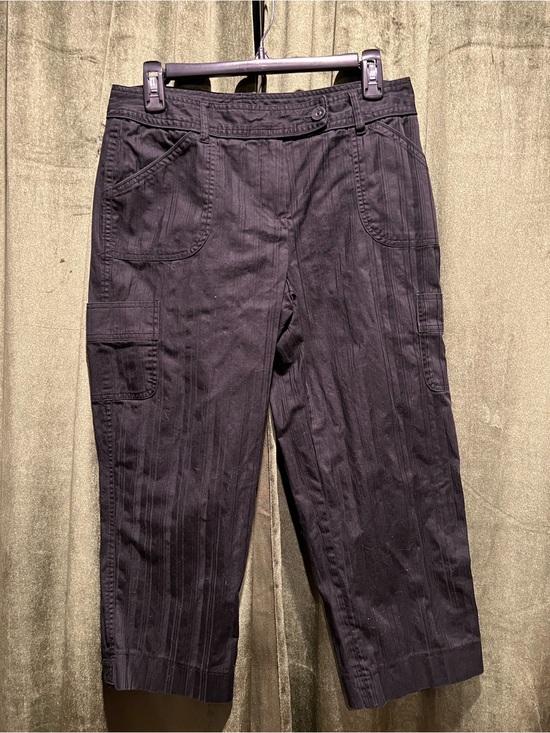 Willi Smith Other - Willi Smith Black Pinstripe Cargo Trousers